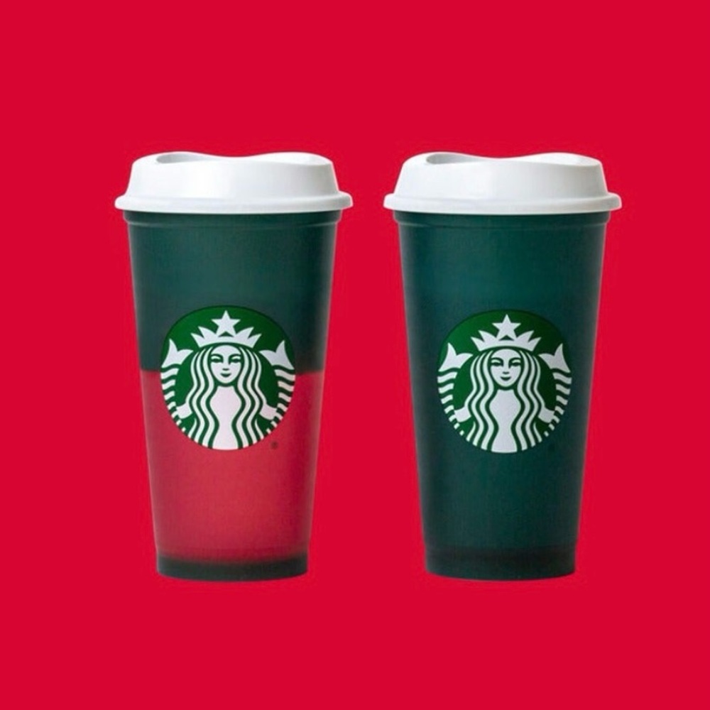 BRAND NEW *DISCONTINUED* Starbucks Reusable Color-Changing Cup, 16oz